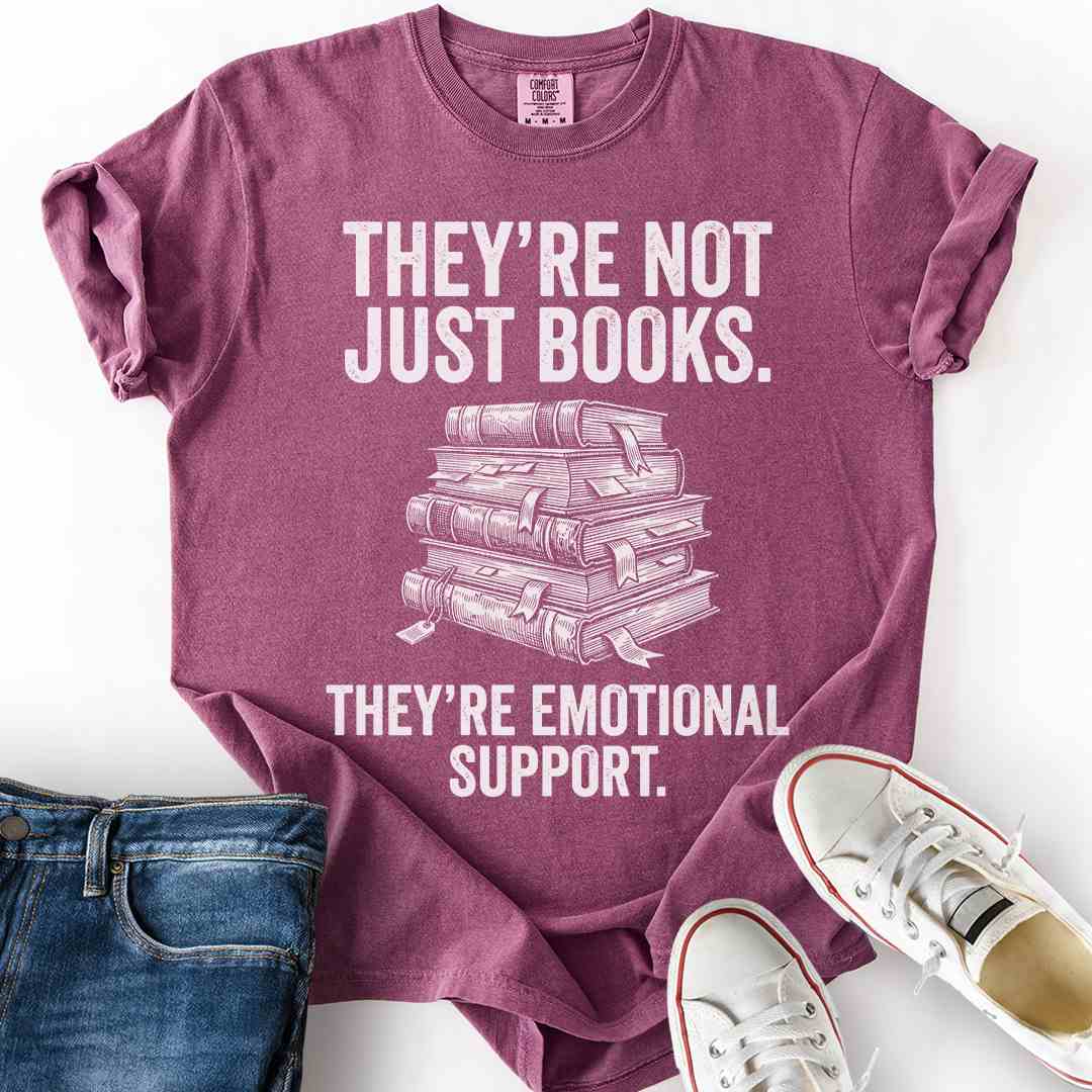 Emotional Support Books T-Shirt