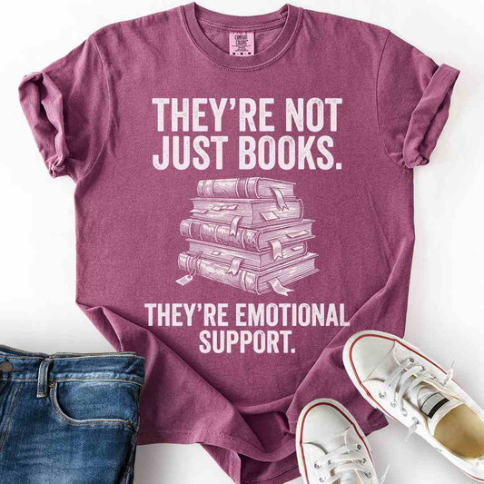 Emotional Support Books T-Shirt