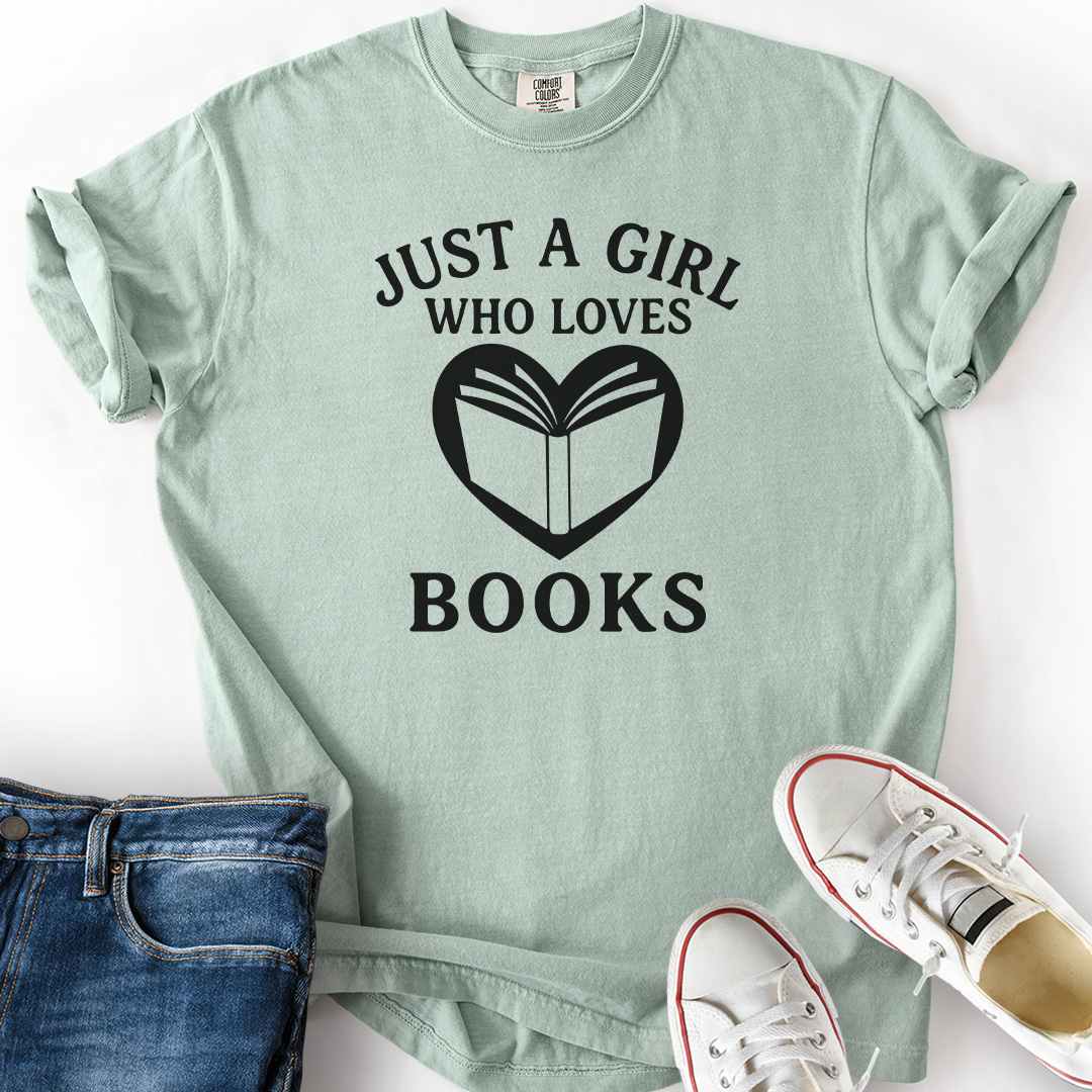 Girl Who Loves Books T-Shirt