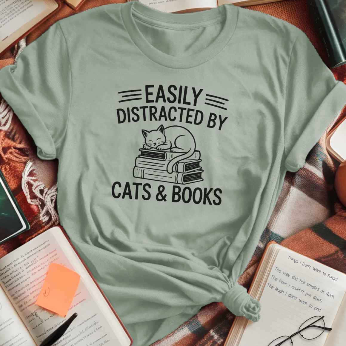 Easily Distracted By Cats T-Shirt
