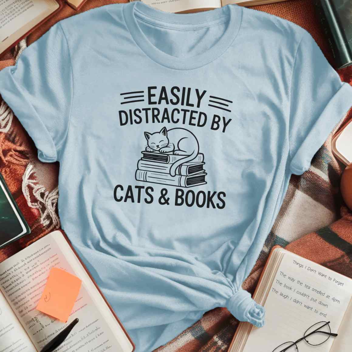 Easily Distracted By Cats T-Shirt