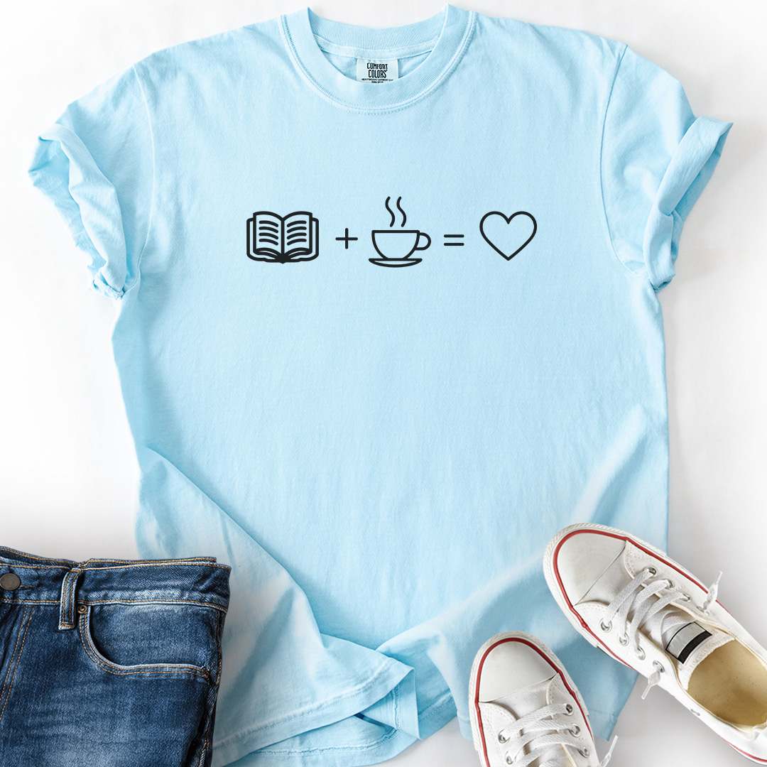 Book + Coffee = Love T-Shirt