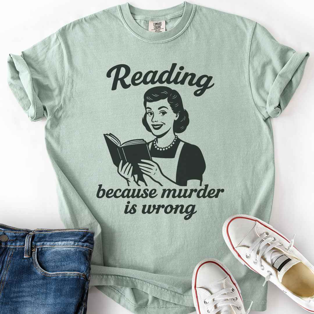 Murder Is Wrong Housewife T-Shirt
