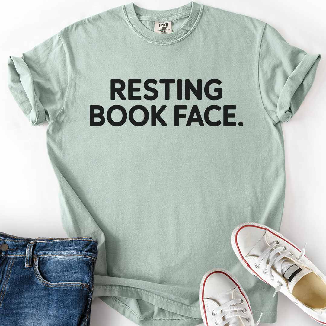 Resting Book Face T-Shirt