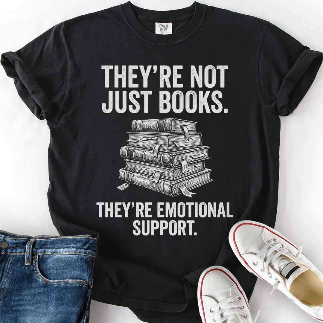 Emotional Support Books T-Shirt