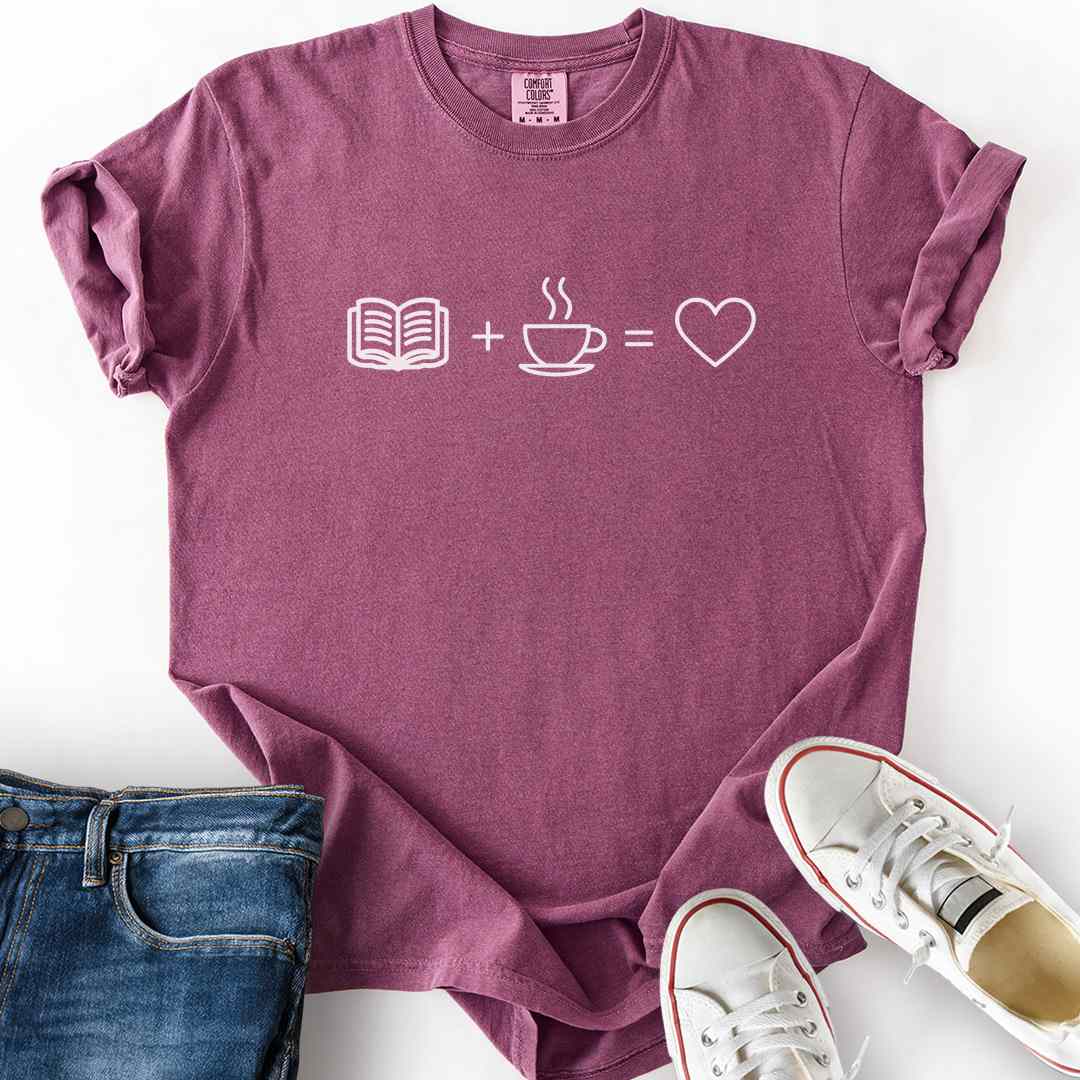 Book + Coffee = Love T-Shirt