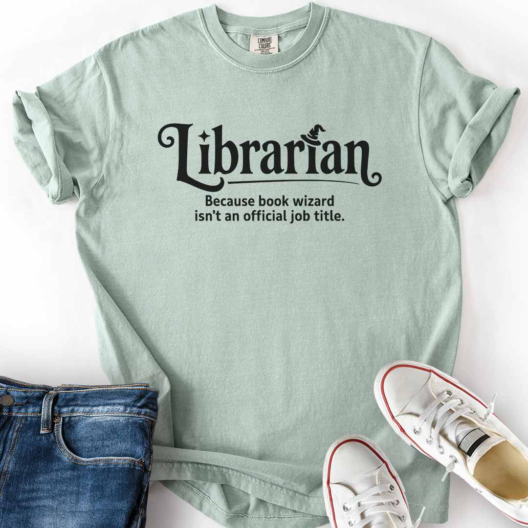 Librarian Book Wizard T-Shirt