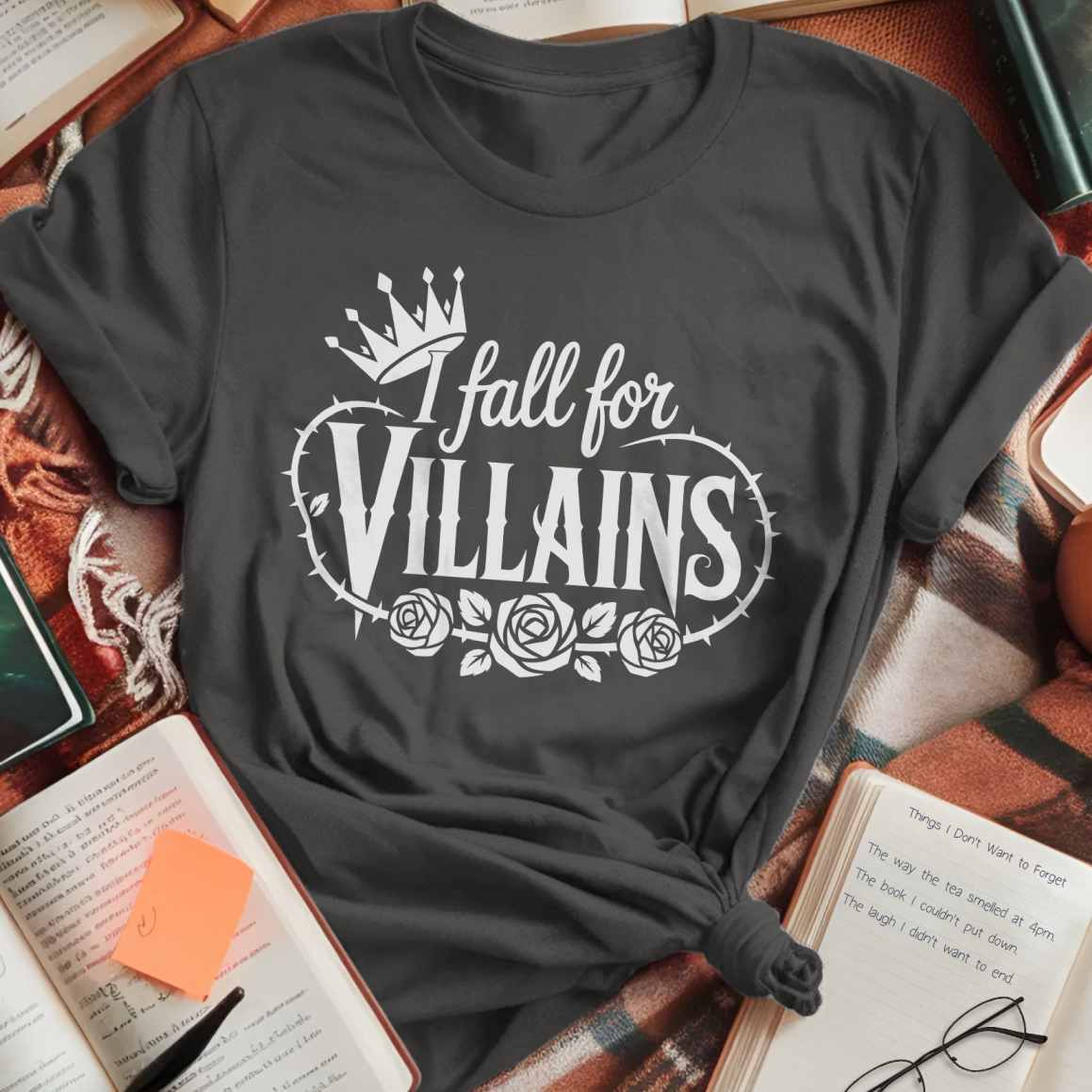 I Fall For Villains T-Shirt