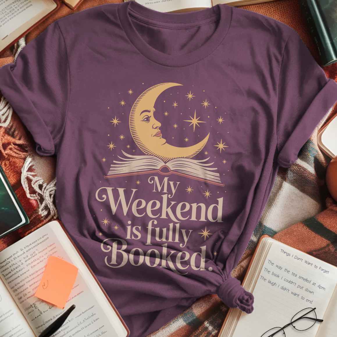 Weekend Booked Moon T-Shirt