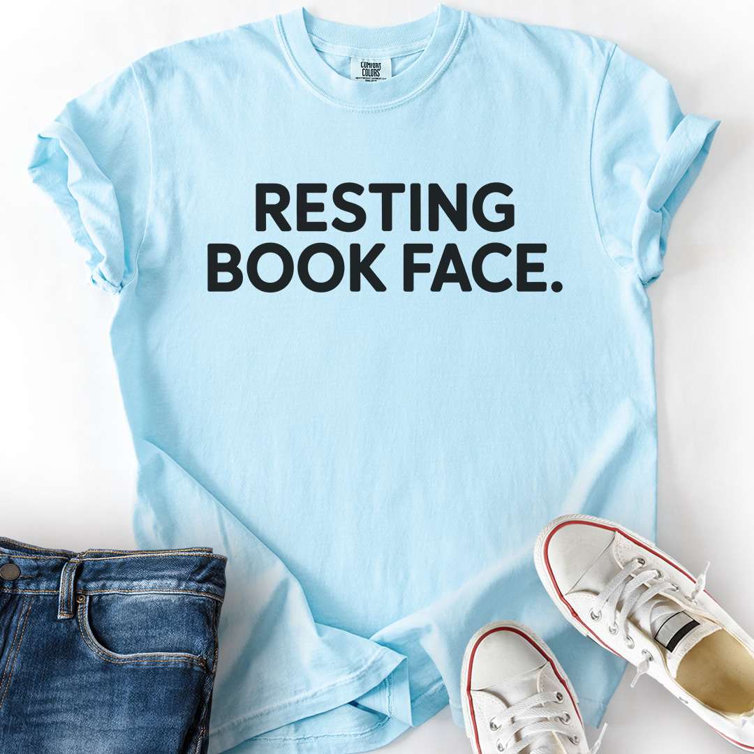 Resting Book Face T-Shirt