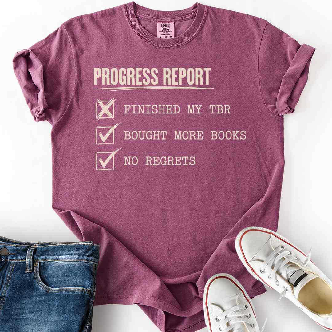 Finished My TBR Checklist T-Shirt