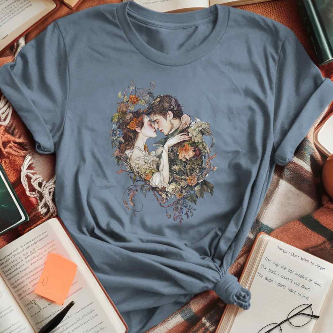 Floral Romance Embrace T-Shirt