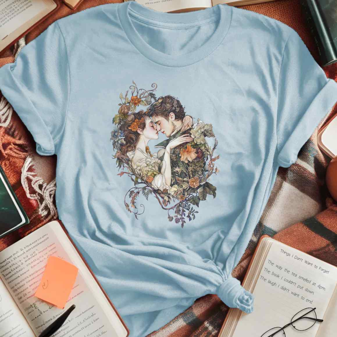 Floral Romance Embrace T-Shirt