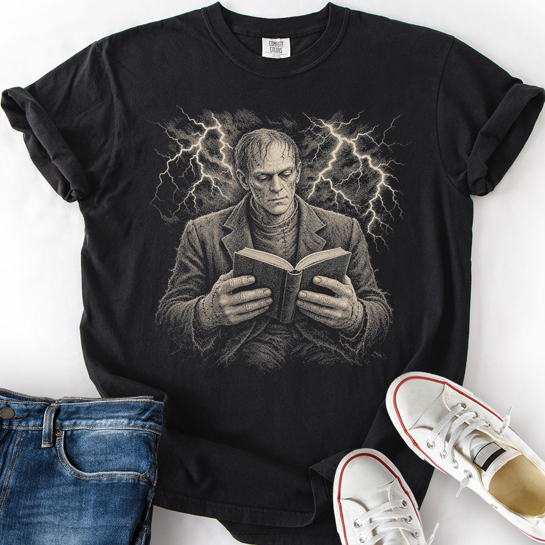 Frankenstein Reads T-Shirt