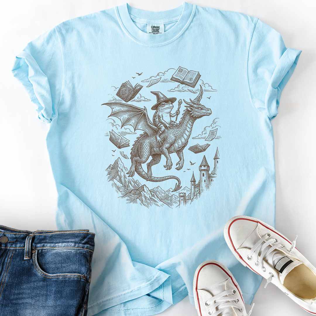 Frog Riding Dragon T-Shirt