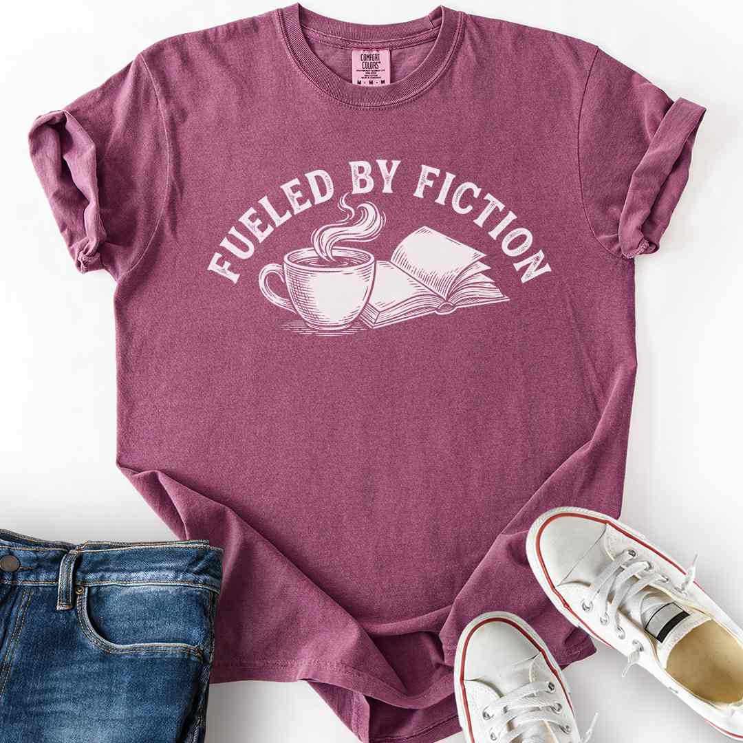 Fueled By Fiction With Coffee T-Shirt