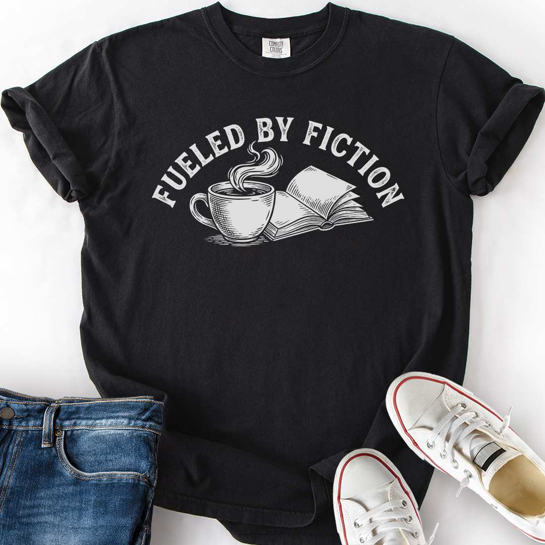 Fueled By Fiction With Coffee T-Shirt