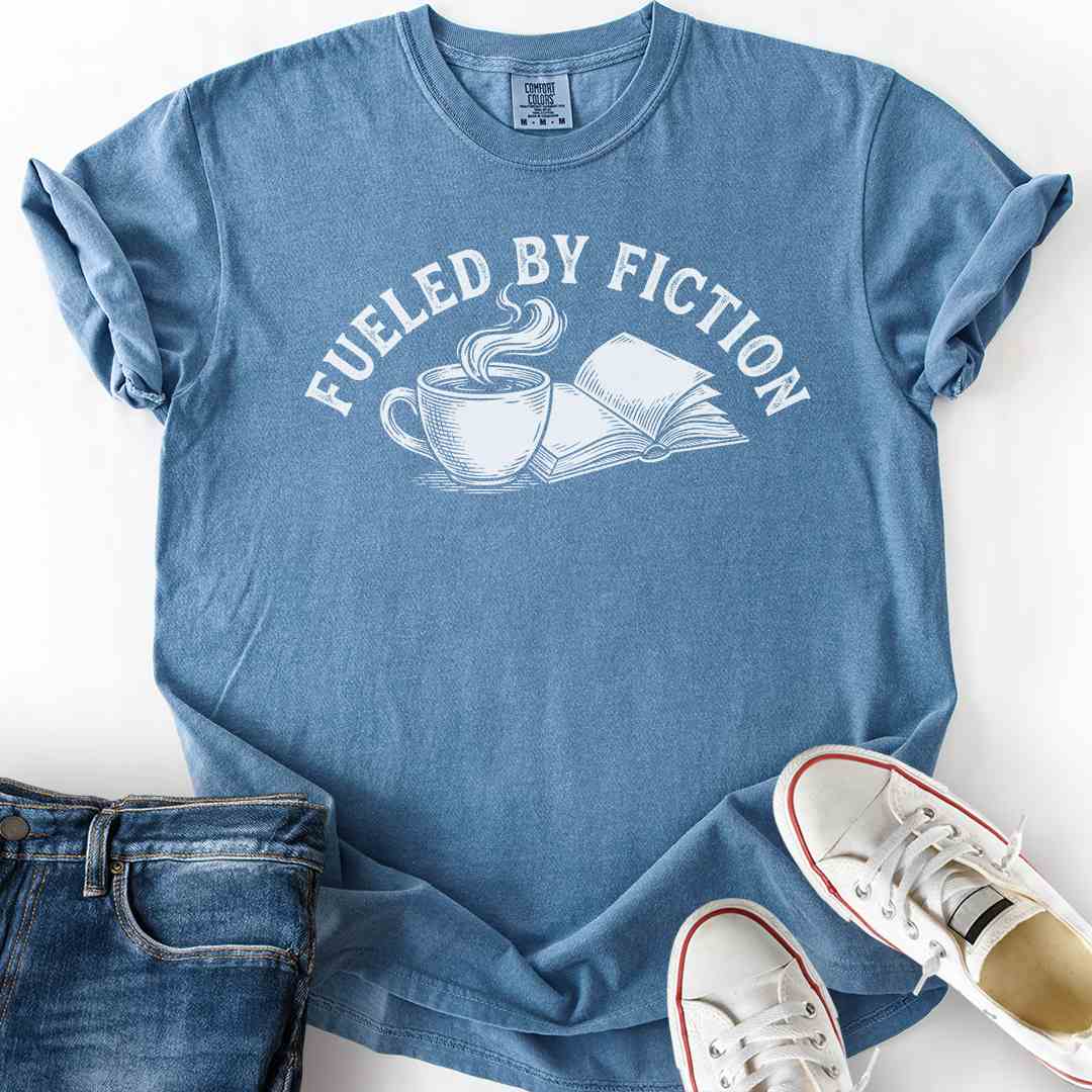 Fueled By Fiction With Coffee T-Shirt