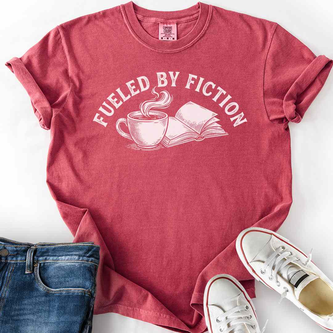 Fueled By Fiction With Coffee T-Shirt