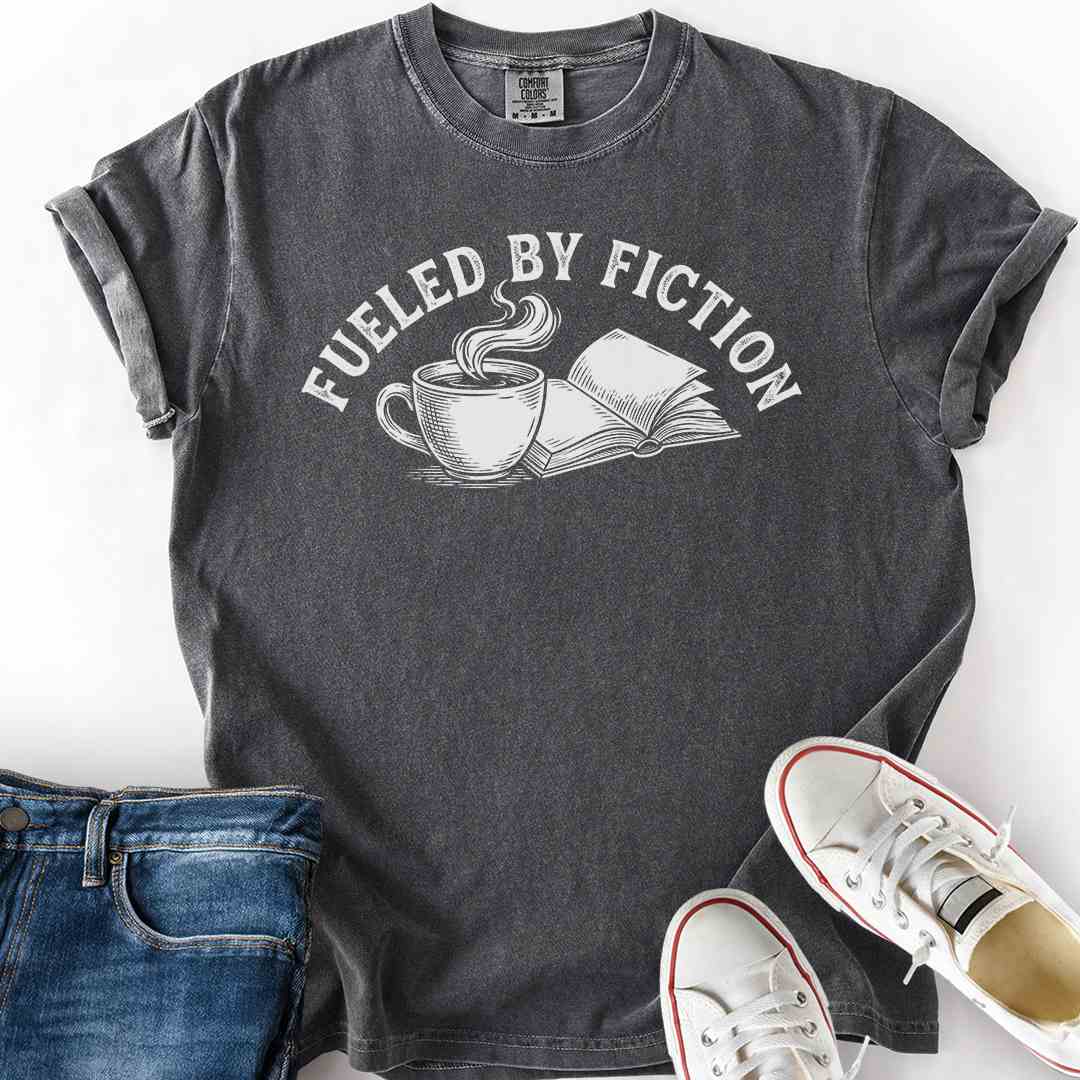 Fueled By Fiction With Coffee T-Shirt