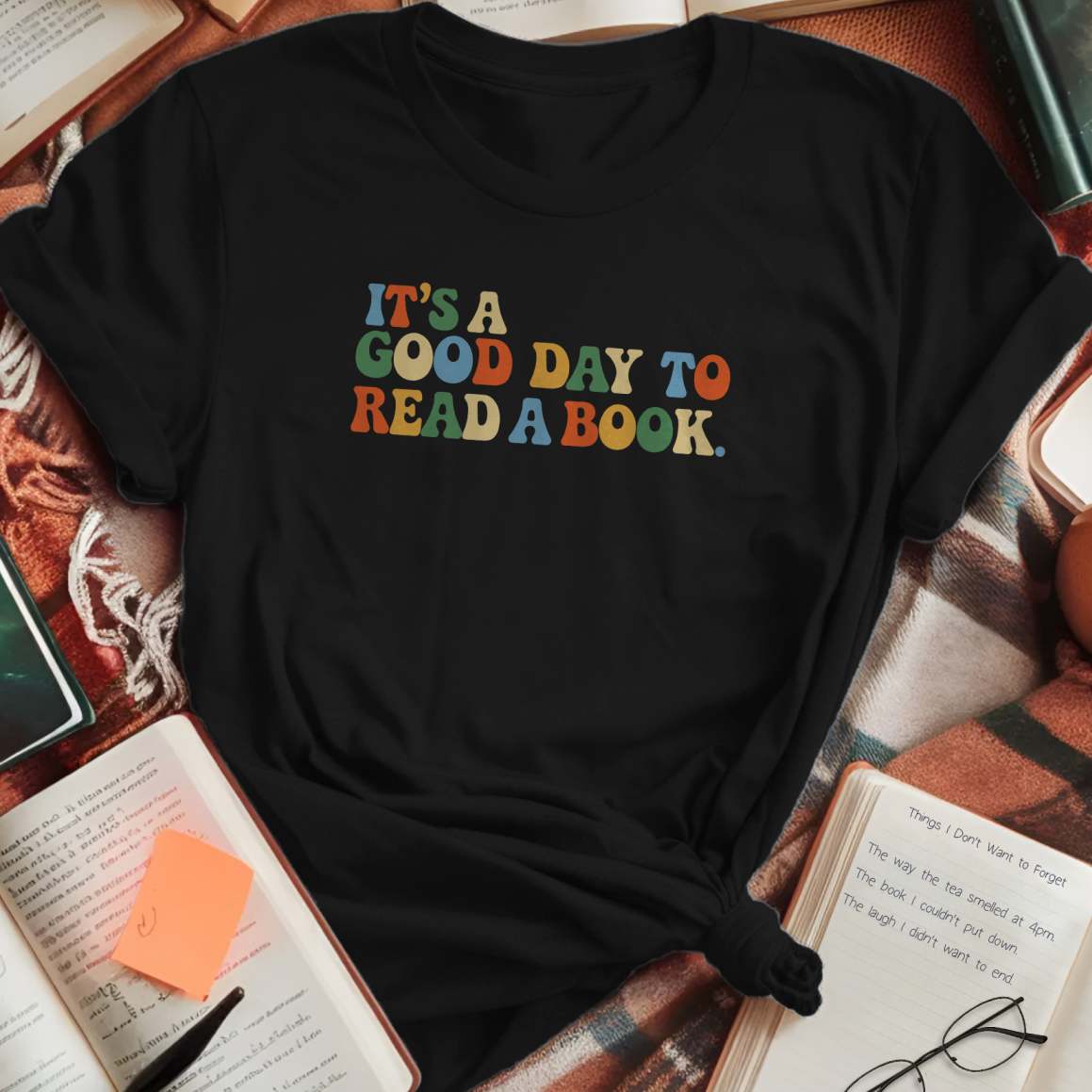 Good Day To Read A Book Retro T-Shirt