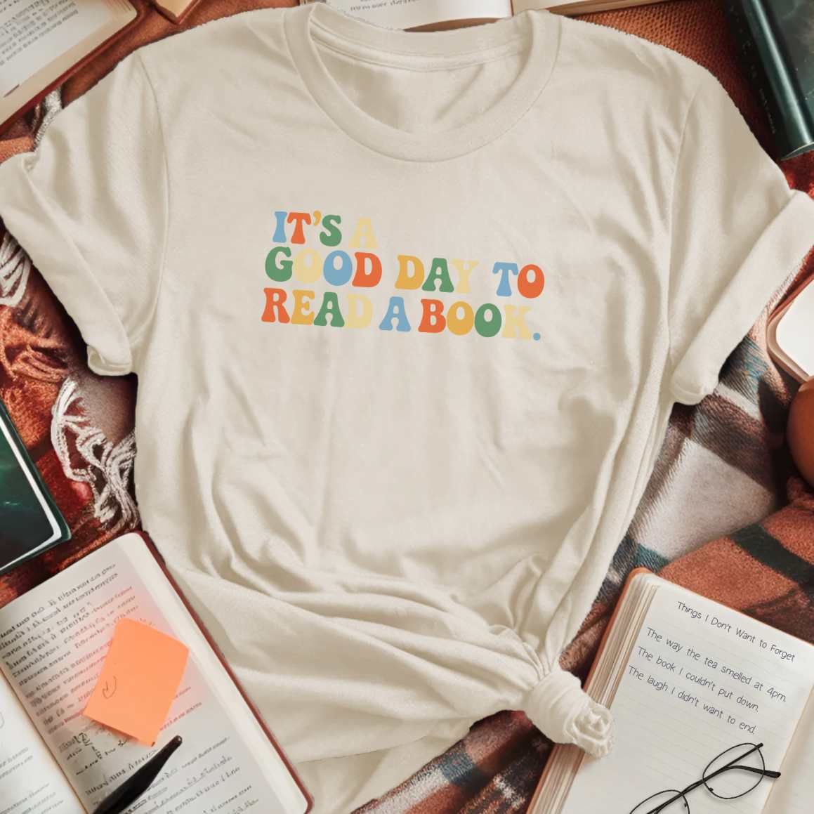 Good Day To Read A Book Retro T-Shirt