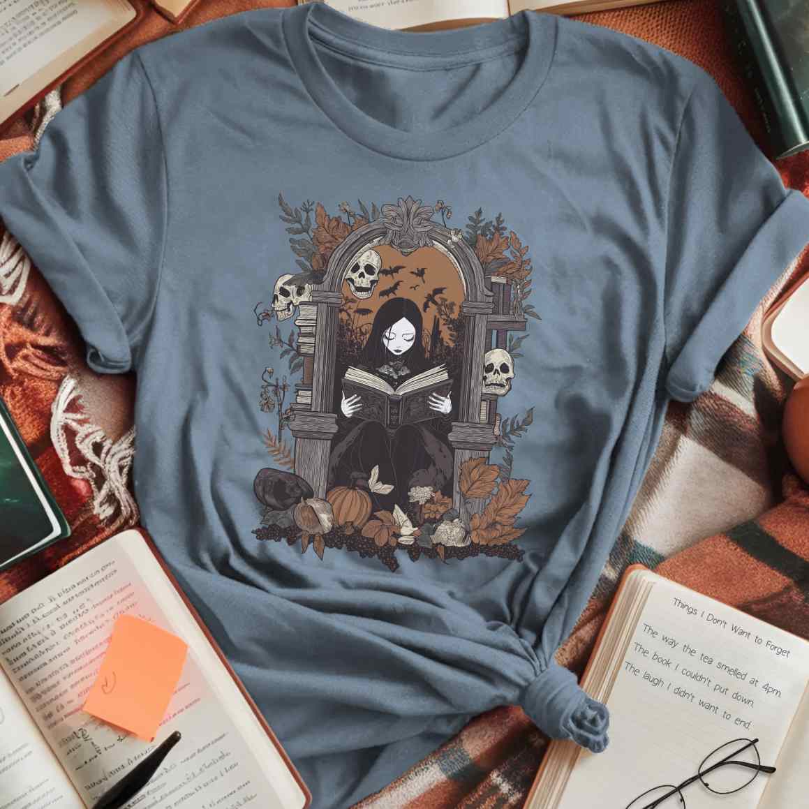 Gothic Archway Reading Scene T-Shirt