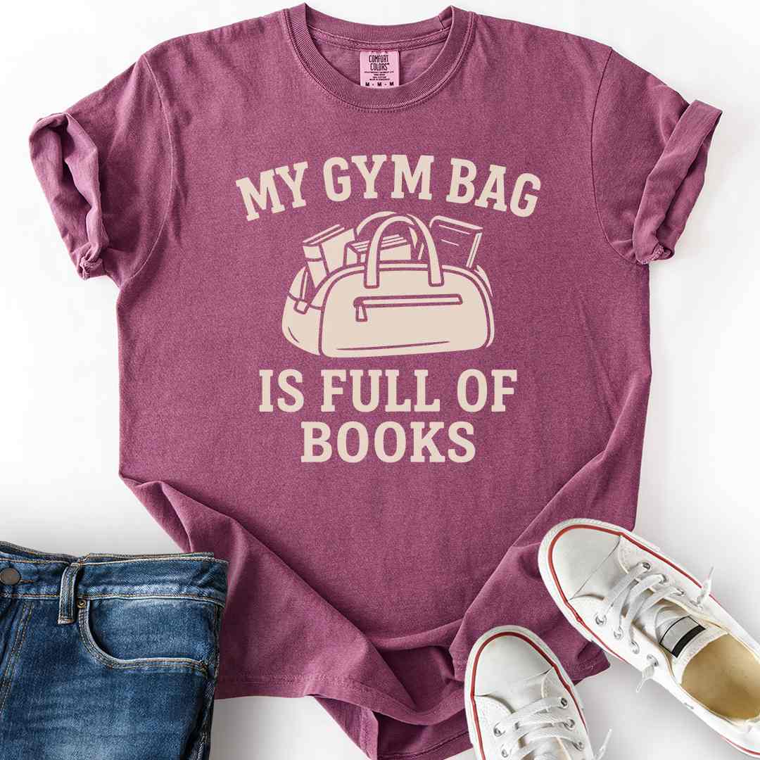 Gym Bag Books T-Shirt