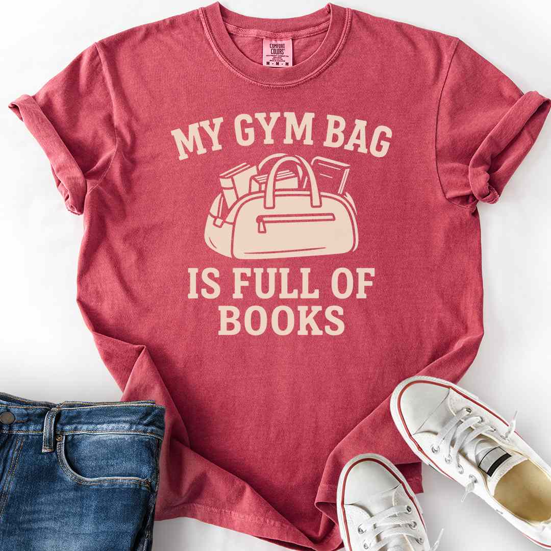 Gym Bag Books T-Shirt