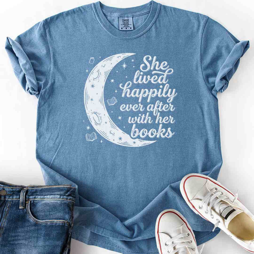 Happily Ever After With Books T-Shirt
