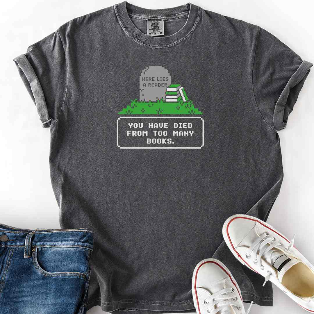 Here Lies A Reader T-Shirt