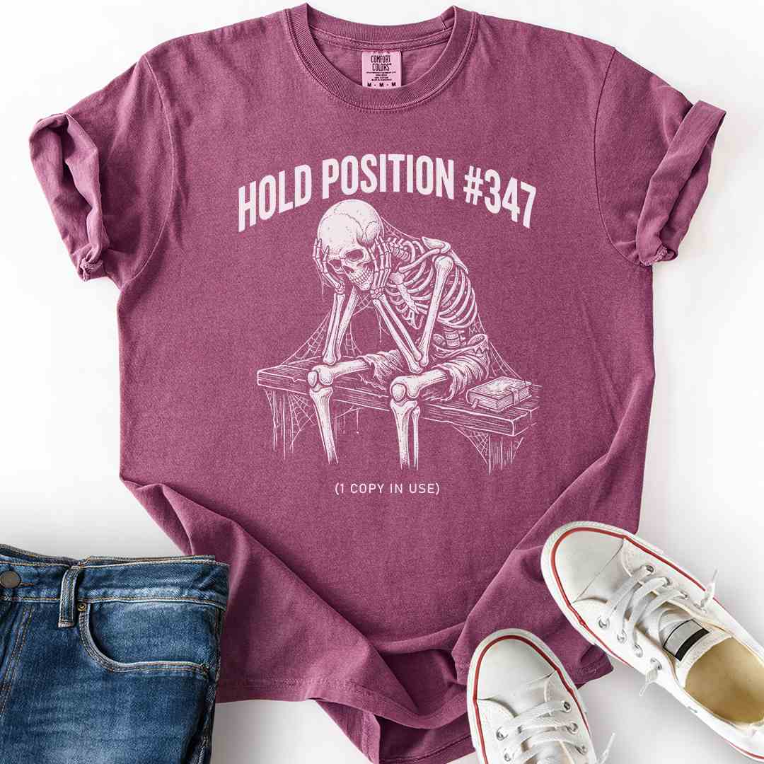 Library Hold Position T-Shirt