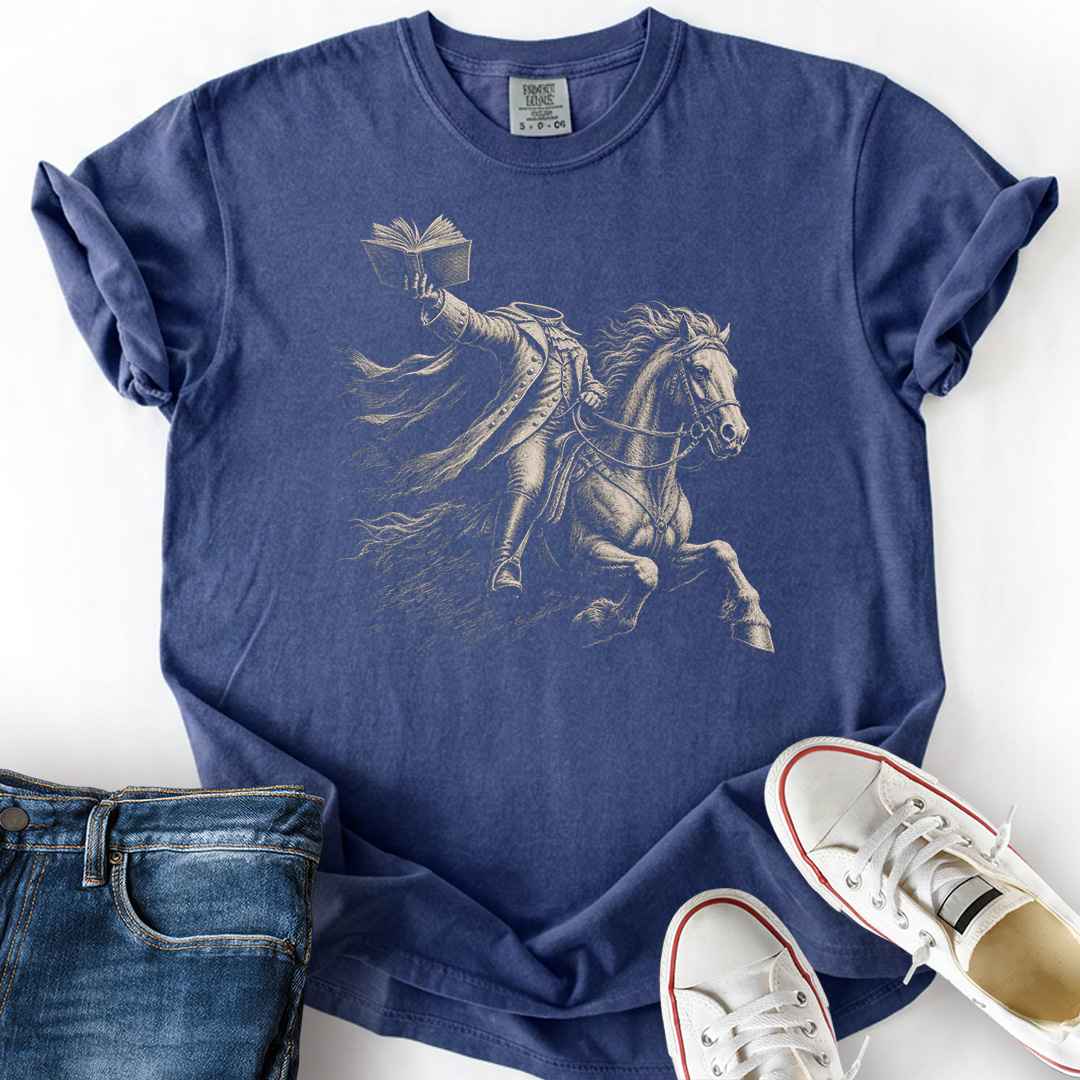 Horseman Reading T-Shirt