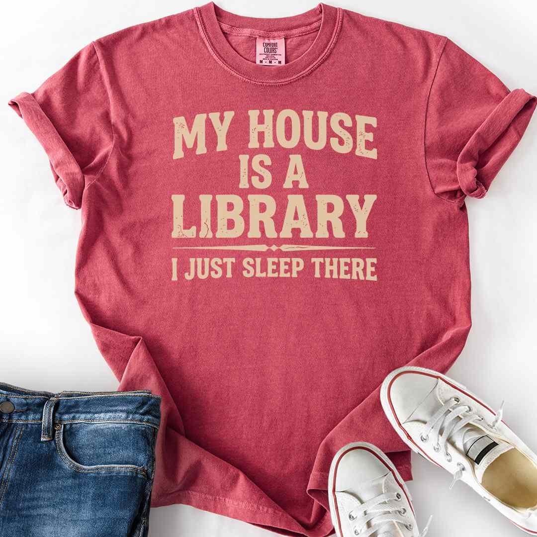 House Is A Library T-Shirt