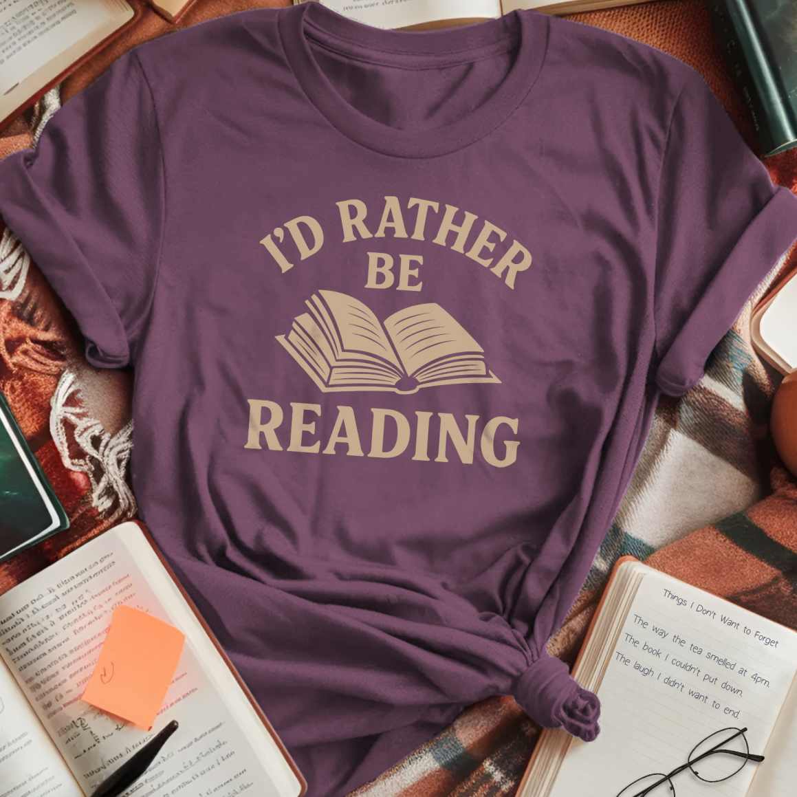 Rather Be Reading T-Shirt