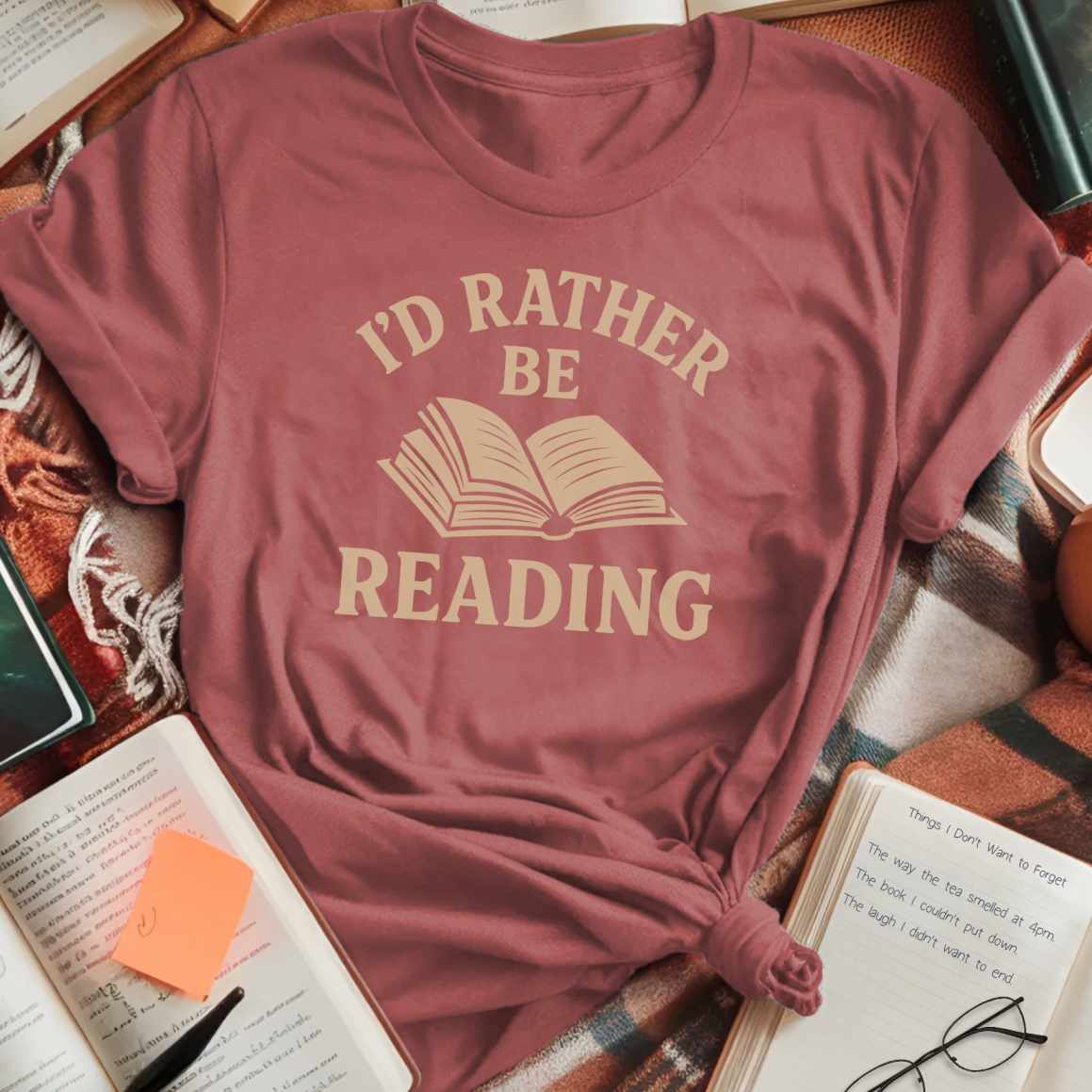 Rather Be Reading T-Shirt