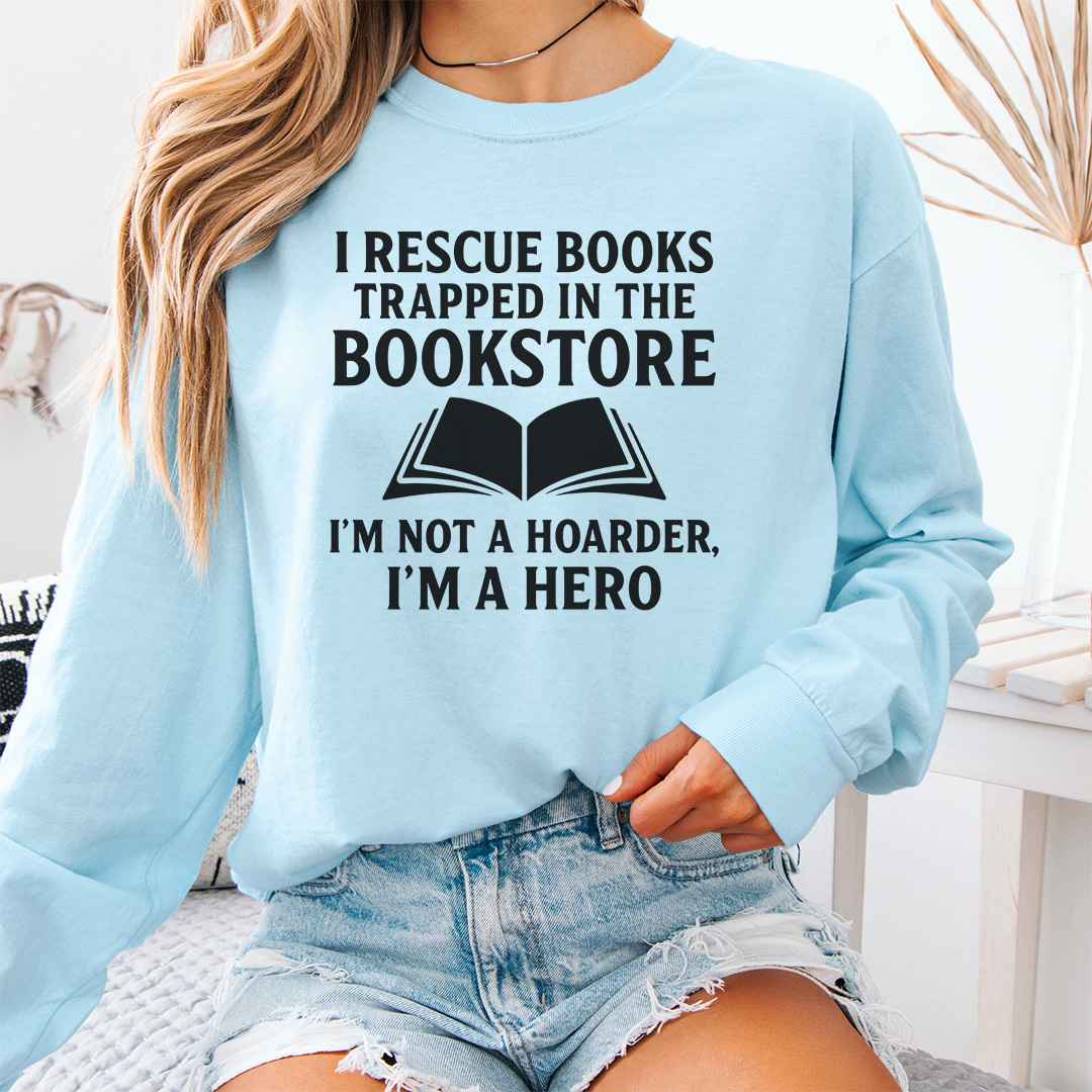Rescue From Bookstore Long Sleeve Shirt
