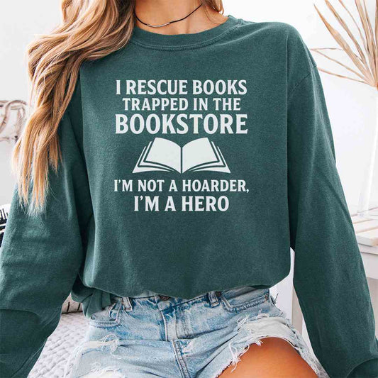 Rescue From Bookstore Long Sleeve Shirt
