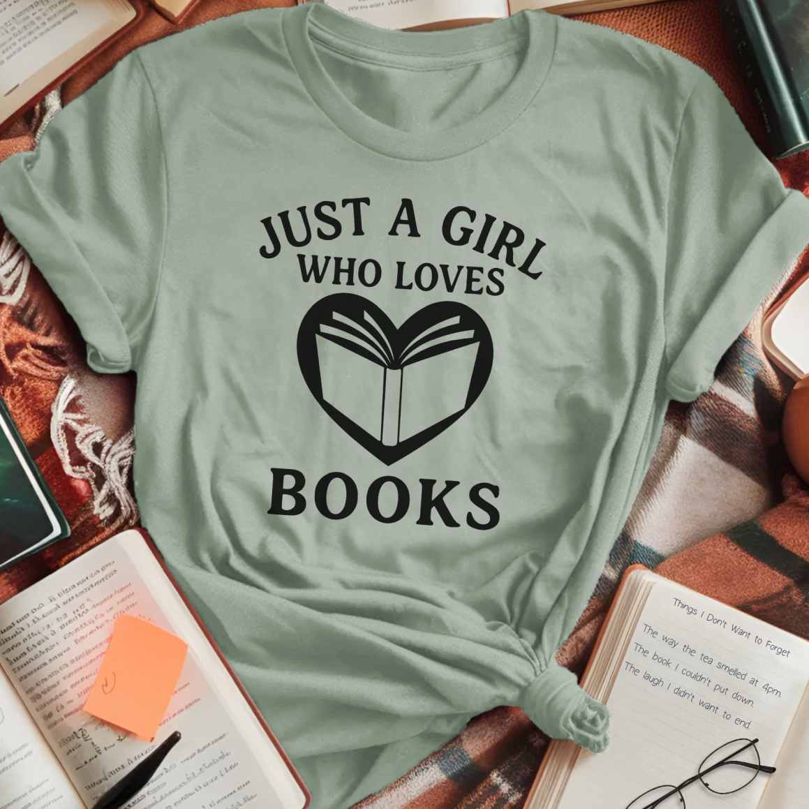 Girl Who Loves Books T-Shirt