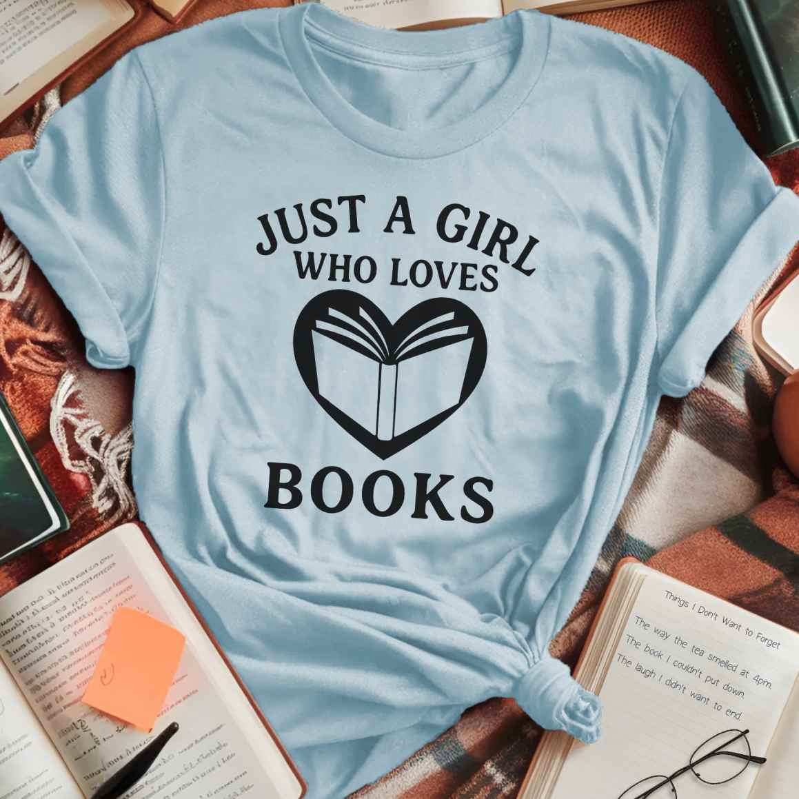 Girl Who Loves Books T-Shirt