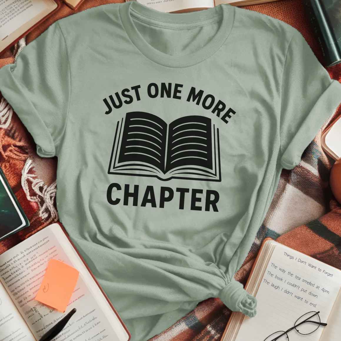 One More Chapter Open Book T-Shirt