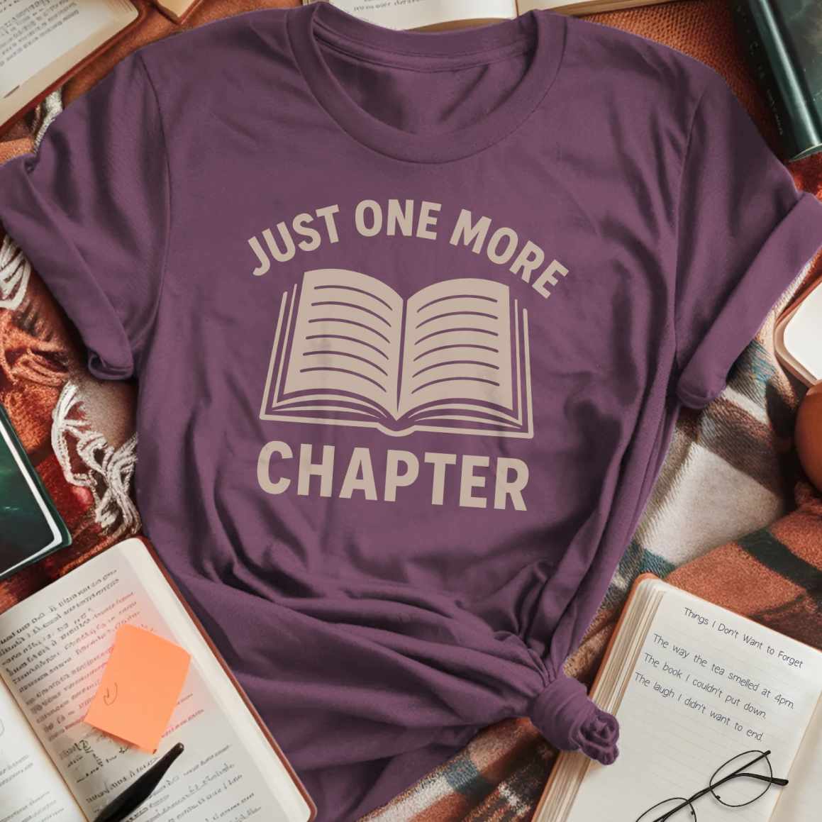 One More Chapter Open Book T-Shirt
