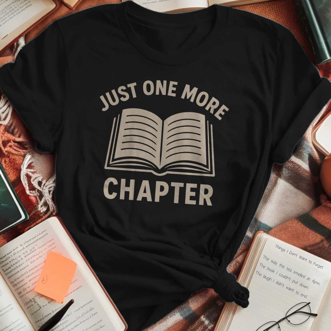 One More Chapter Open Book T-Shirt