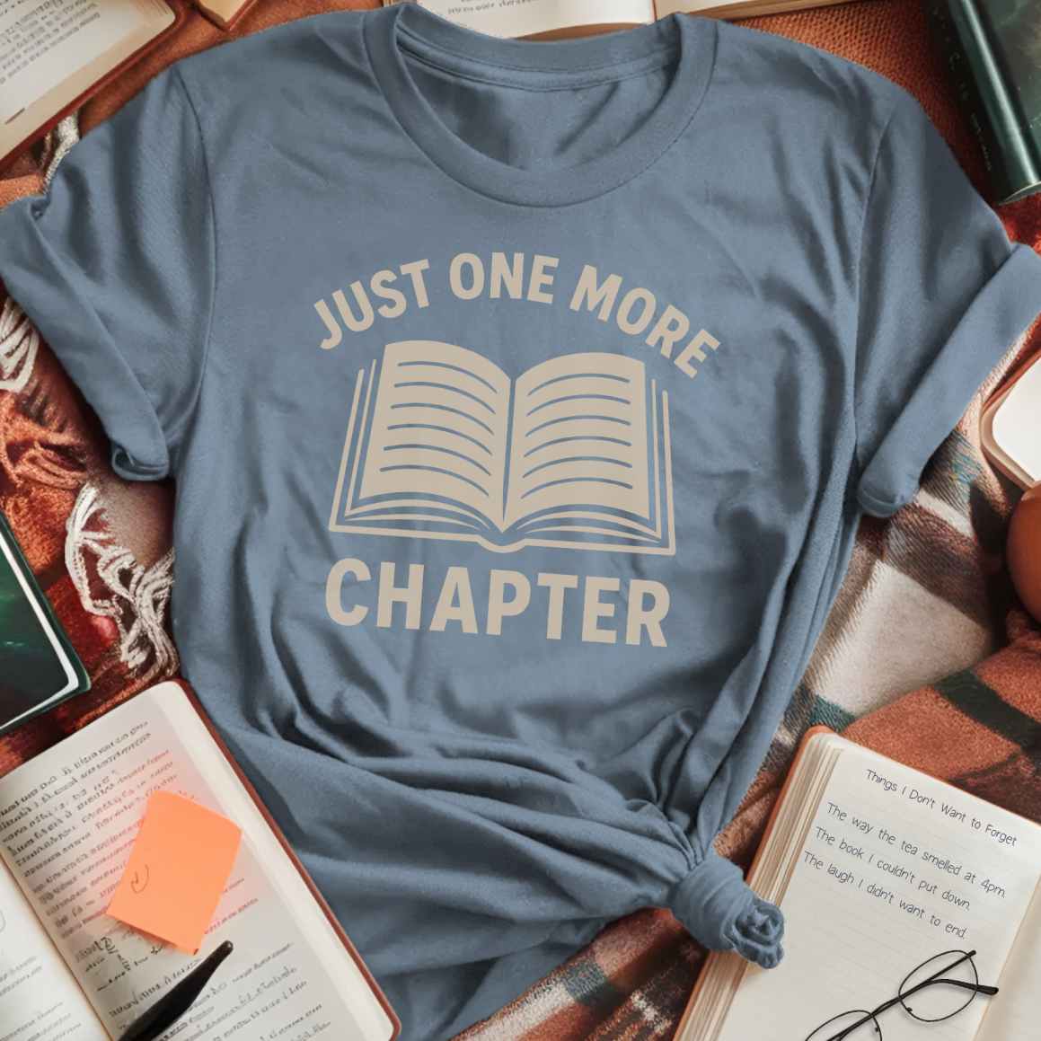 One More Chapter Open Book T-Shirt