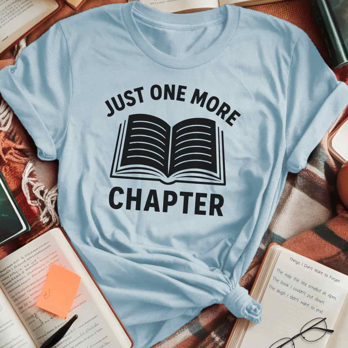 One More Chapter Open Book T-Shirt