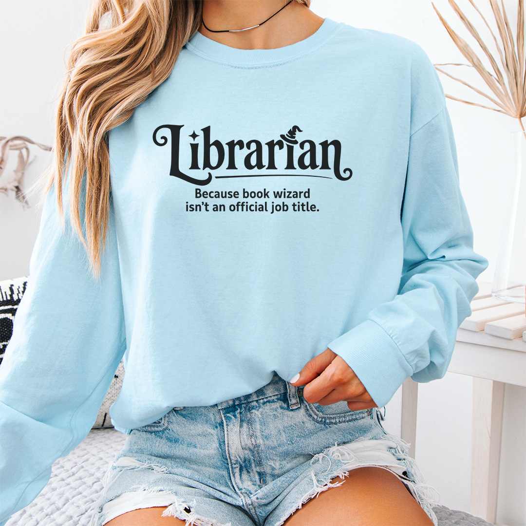 Librarian Wizard Long Sleeve Shirt