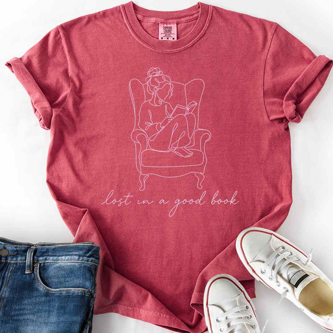 Lost In Good Book Line T-Shirt