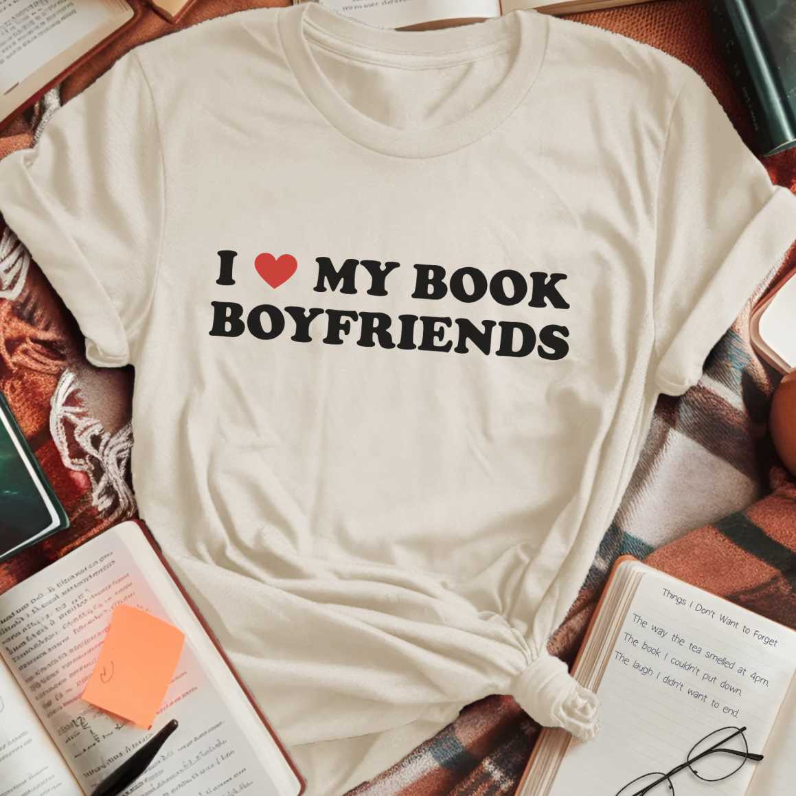 I Love My Book Boyfriends T-Shirt