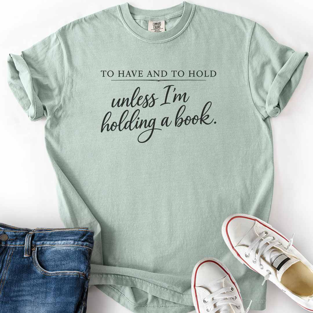 Marriage Holding Book T-Shirt