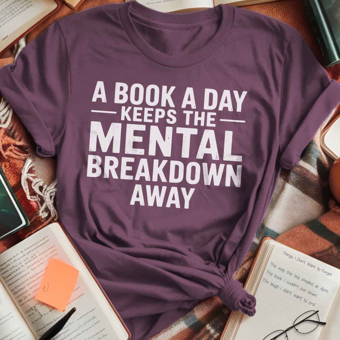 A Book A Day Bold T-Shirt